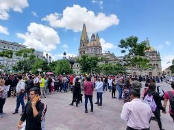Pablo Lemus pidió a la población mantenerse informada por las redes sociales y, en caso de necesitar algún apoyo, marcar al 911. EL INFORMADOR / A. Camacho