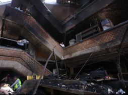 El incendio ocurrido el pasado 30 de marzo arrasó con cientos de puestos de San Juan de Dios. EL INFORMADOR/ARCHIVO