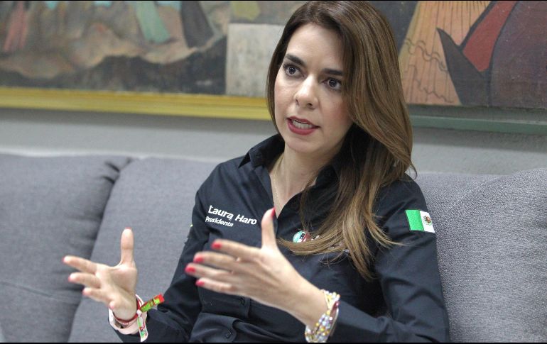 La líder del partido destaca que todavía tienen estructura en todos los municipios. EL INFOMADOR/A. Camacho