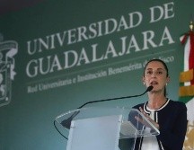 Claudia Sheinbaum fue recibida por algunos de los asistentes al grito de “presidenta, presidenta”. EL INFORMADOR/C. Zepeda
