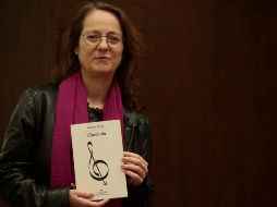 Marta Sanz durante su participación en la Feria Internacional del Libro en Guadalajara, en 2017. EL INFORMADOR/Archivo