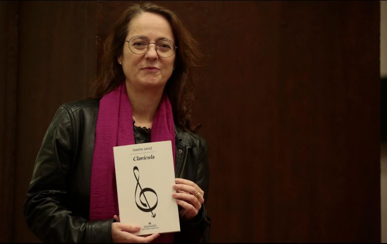 Marta Sanz durante su participación en la Feria Internacional del Libro en Guadalajara, en 2017. EL INFORMADOR/Archivo