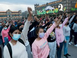 Manifestantes se pronuncian por la garantización de sus derechos. EFE/ARCHIVO