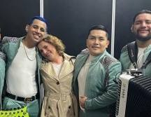 Beatriz Gutiérrez Müller, esposa de AMLO, compartió en sus redes sociales fotografías con Grupo Firme. ESPECIAL