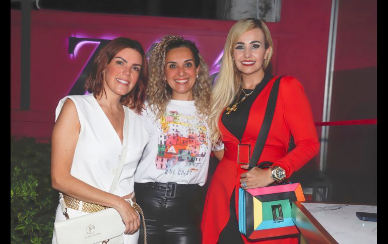 Ana Castro, Gaby Villarreal y Ale Castañeda. GENTE BIEN JALISCO/Claudio Jimeno