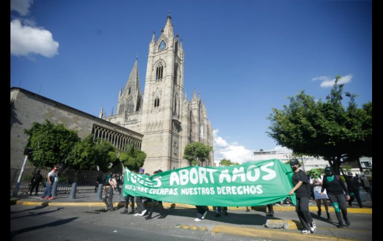 Ambos grupos se conflictuaron a palabras, sin que hubiera agresiones mayores. EL INFORMADOR/C. Zepeda