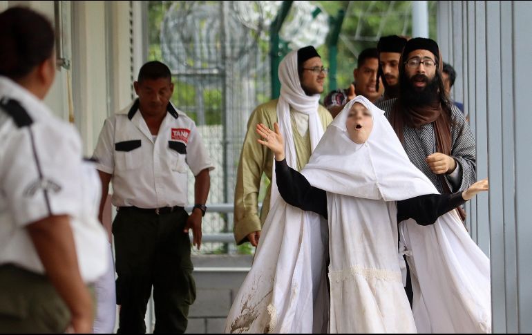 Los pequeños exigen poder estar con sus familiares y no ser deportados a Israel como se pretende. EFE / J. Blanco