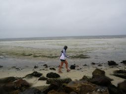 Las autoridades advirtieron de peligros, pero no hubo lesionados cuando el agua regresó gradualmente a su lugar. AFP/B. Smith