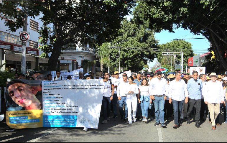Los universitarios pidieron una mesa de situación en materia de personas desaparecidas y la reactivación inmediata del Sistema Estatal de Búsqueda. EL INFORMADOR/A. Camacho