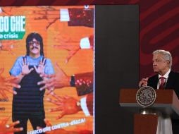 López Obrador admite que tiene varios padecimientos, todos lo que se mencionaron en la información que reveló anoche el periodista Carlos Loret de Mora, como tiroides, hipertensión y gota. SUN / C. Mejía