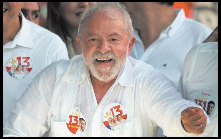 Luiz Inácio Lula da Silva, candidato a la presidencia de Brasil. AFP