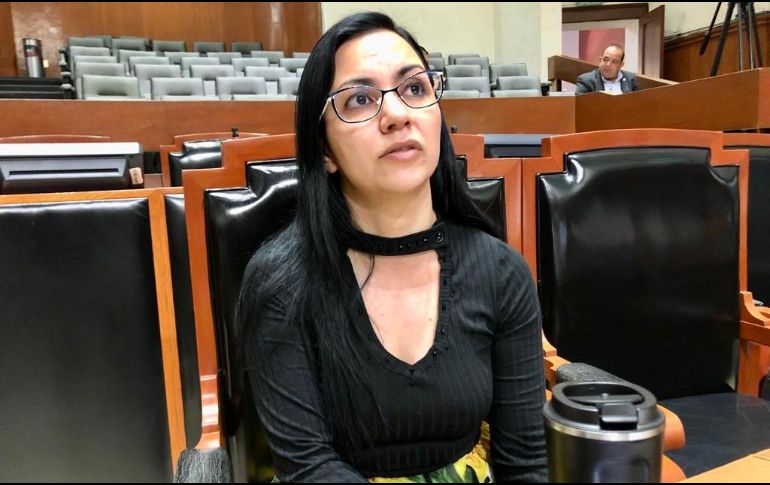 Ángela Gómez Ponce, presidenta de la Comisión de Gobernación del Congreso de Jalisco. EL INFORMADOR/R. Rivas