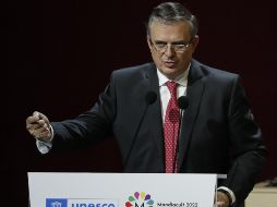 Ebrard destacó el próximo Diálogo de Alto Nivel sobre Seguridad entre México y Estados Unidos. EFE/J. Méndez