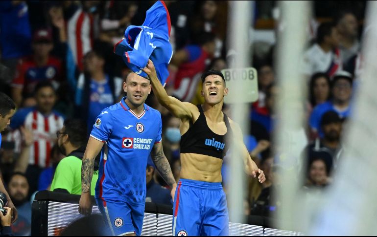 El Brujo abrió el marcador en la victoria 2-1 de La Máquina sobre el Guadalajara. IMAGO7/E. Espinosa