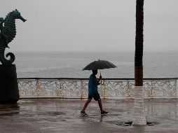 Las bandas nubosas del huracán 