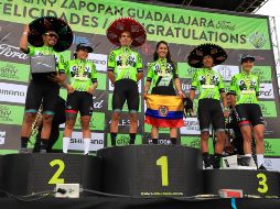 En la rama femenil, la ciclista colombiana Ana Ríos, lanzó un ataque definitivo, mientras que con los varones, el zapopano José Ramón Muñiz, se llevó el triunfo. CORTESÍA