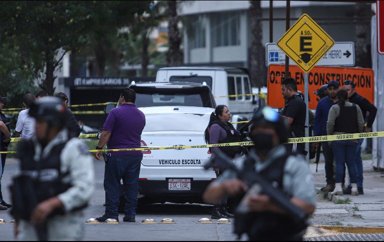La tarde del domingo ocurrió una balacera en la zona de Puerta de Hierro en Zapopan, que dejó un saldo de un muerto y seis lesionados. EL INFORMADOR/ C. ZEPEDA