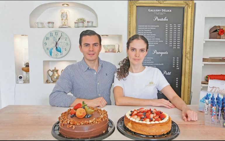 Giancarlo y Marcela Guerra, los nuevos rostros de Gallery Délice. EL INFORMADOR/ A. Camacho