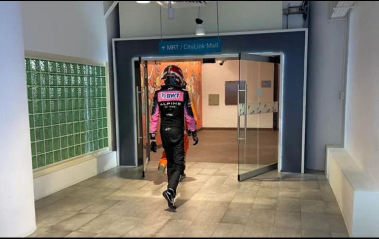 El piloto francés Esteban Ocon, ex compañero del mexicano Sergio 