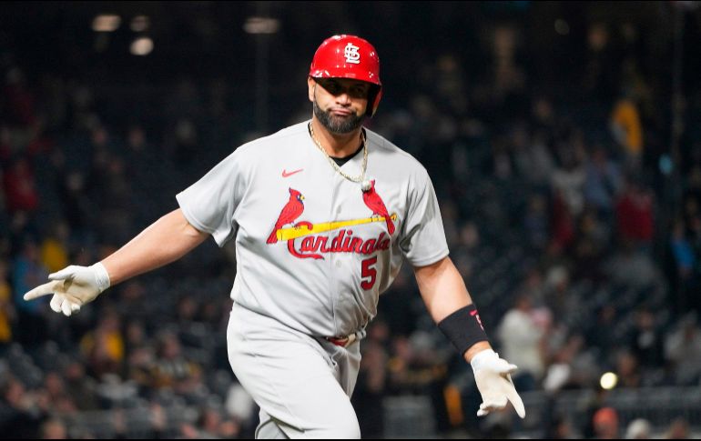 Albert Pujols, quien tiene intención de retirarse al final de temporada, suma 24 jonrones este año. AP / E. Matthews