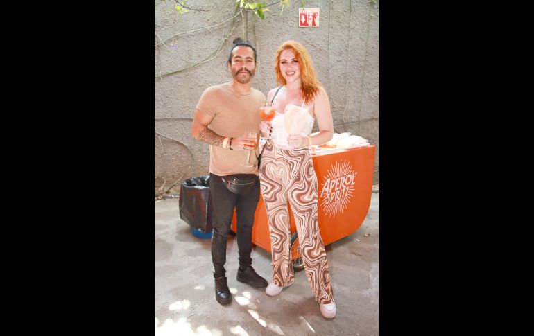 Fabián Rangel y Barbora Peterova. GENTE BIEN JALISCO/Antonio Martínez