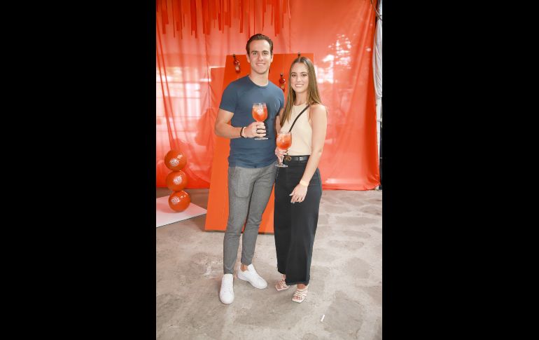 Dimitri Fafutis y Ale Muñoz. GENTE BIEN JALISCO/Antonio Martínez