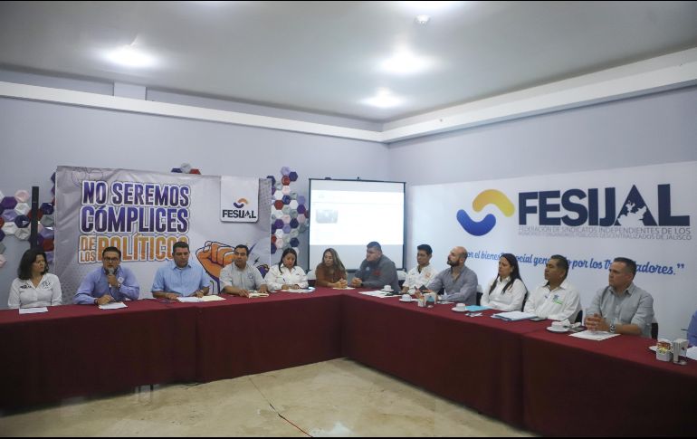 El representante sindical no descartó que vuelvan a manifestarse si no hay respuesta a sus peticiones y se les busca imponer una reforma planchada. EL INFORMADOR / C. Zepeda