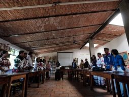 ‘Lengua Viva’ es un programa de fortalecimiento para las lenguas maternas de la entidad que se materializa con la realización de talleres de gramática wixárika y escritura creativa en lengua wixárika. CORTESÍA