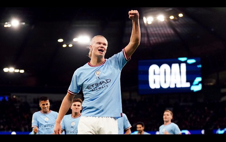 Erling Haaland ha marcado 28 goles en 22 partidos disputados en Champions League. AP/N. Potts