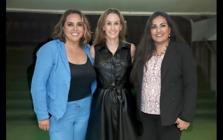 Azucena Cervantes, Nelly Simón y Verónica Barajas. GENTE BIEN JALISCO/Claudio Jimeno