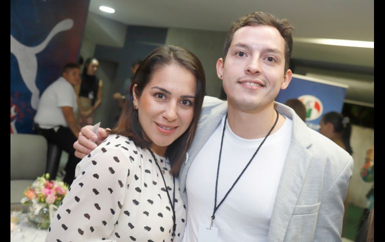 Leticia Torres y Mario Cejudo. GENTE BIEN JALISCO/Claudio Jimeno