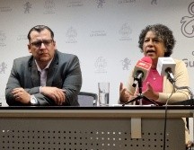 Por su parte, Candelaria Ochoa señaló, en conferencia de prensa, que se le está criminalizando. EL INFORMADOR / E. Gómez