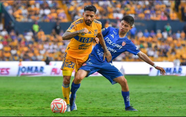 Tigres y Necaxa se enfrentaron en la Jornada 11 (J11) del presente torneo, un partido que terminó con empate sin goles, y que se jugó en la misma sede en la que será el repechaje. IMAGO7
