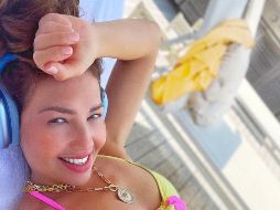 Thalía también festejó los 15 años de su hija Sabrina Sakaë Mottola con un video. INSTAGRAM / thalia