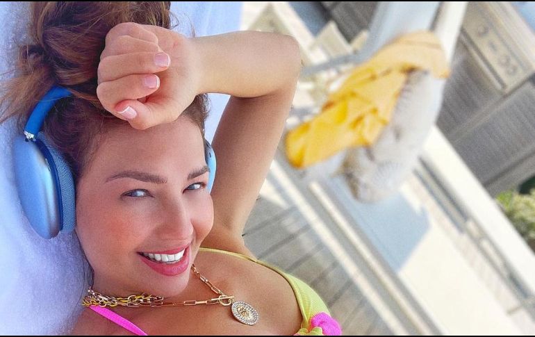 Thalía también festejó los 15 años de su hija Sabrina Sakaë Mottola con un video. INSTAGRAM / thalia