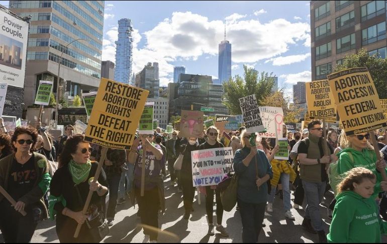 Según los organizadores, la marcha atrajo más de tres mil personas en Washington y centenares más en otras ciudades del país. AFP/J. Moon