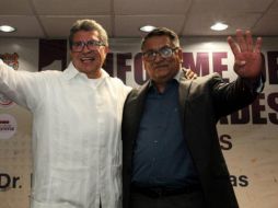 Ricardo Monreal compartió una foto al lado de Faustino López en su cuenta de Twitter. TWITTER/@RicardoMonrealA