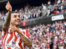 Después de las derrotas en liga y Champions, el Atlético pudo ganar al Girona. AFP/P. Marcou