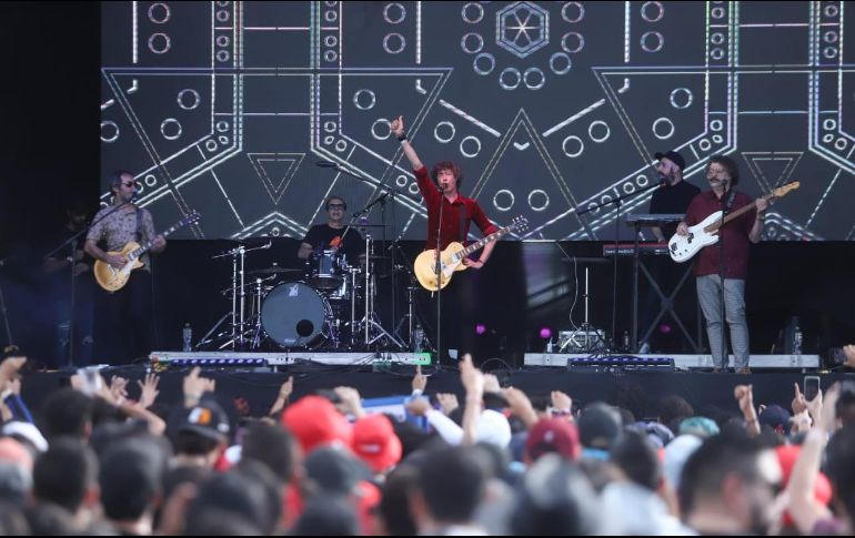 El Cuarteto de Nos en el escenario del festival Tecate Coordenada. EL INFORMADOR/C. Zepeda