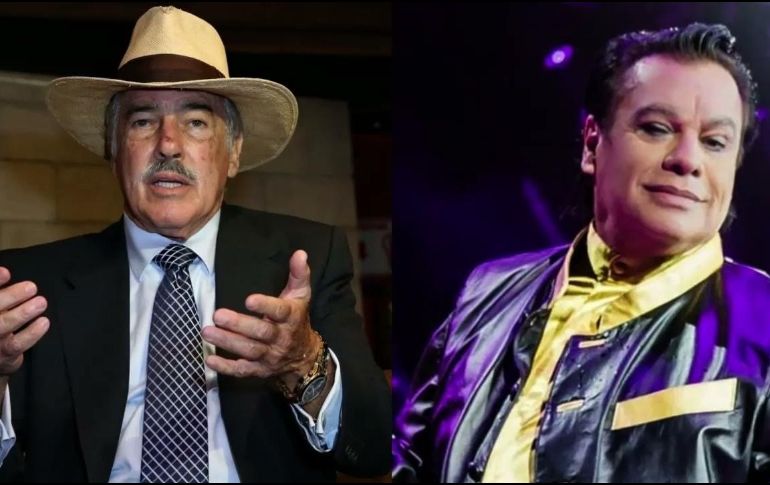 Juan Gabriel y Andrés García llegaron a ser grandes amigos. ESPECIAL