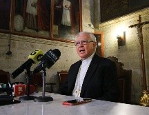 El cardenal Francisco Robles Ortega lamentó la balacera ocurrida en Puerta de Hierro. EL INFORMADOR/ CARLOS ZEPEDA