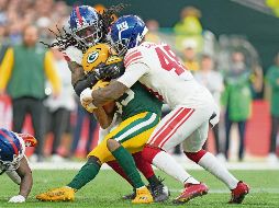 Los Giants resistieron sobre el final y le echaron tierra a los pronósticos, que los ponían como víctimas ante los Packers en Londres. AP