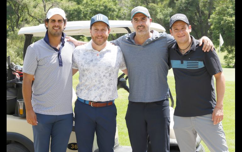 Carlos Camarena, Carlos Álvarez, Joseph Lichi y Serbio Herrera. GENTE BIEN JALISCO/Claudio Jimeno