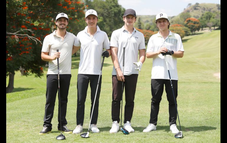Rodrigo Ramos, Juan Pablo López, Álvaro Soto y Paco Jiménez. GENTE BIEN JALISCO/Claudio Jimeno