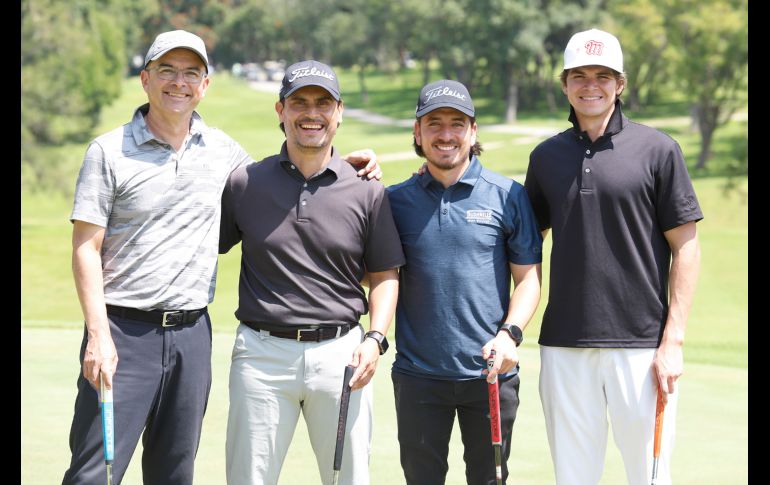 Arnoldo Andrade, Felipe Maynez, Juan Angulo y Diego García. GENTE BIEN JALISCO/Claudio Jimeno