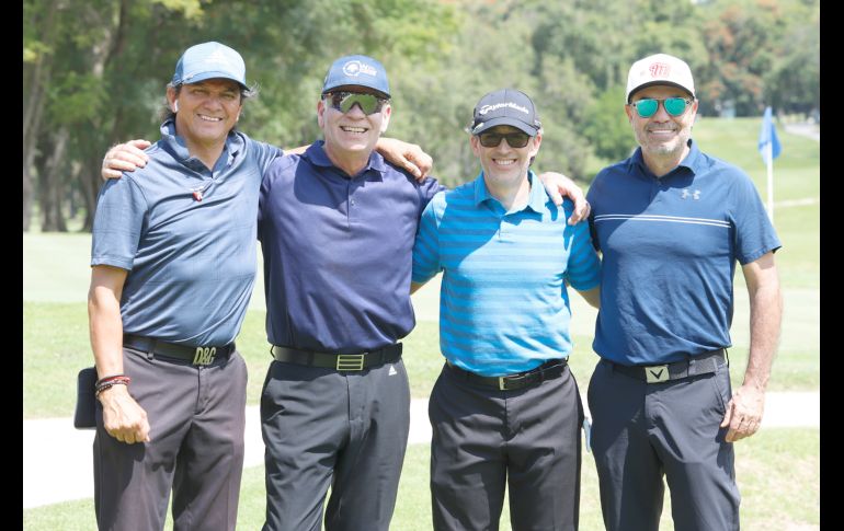Arturo Burboa, Ricardo Sainz, Antonio García Lazcano y Guillermo Urbina. GENTE BIEN JALISCO/Claudio Jimeno