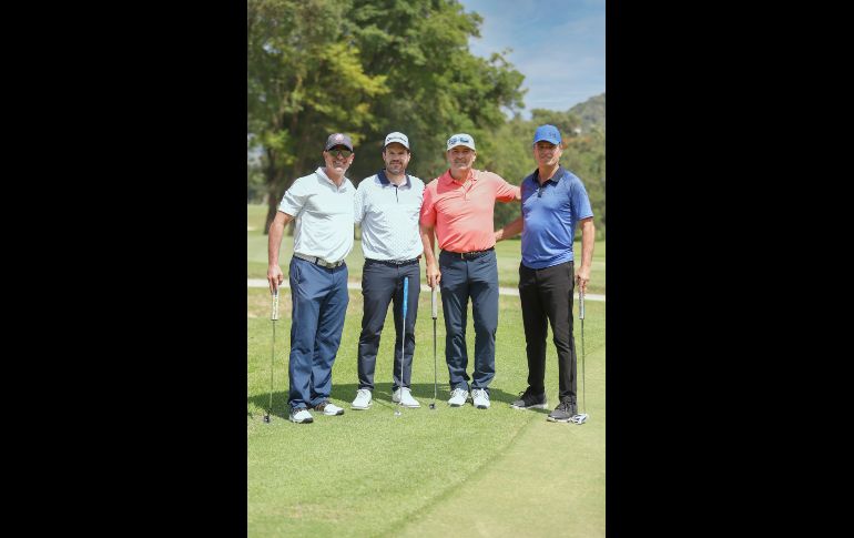 José Antonio Chalita, Santiago Silva, José Manuel y Néstor De La Torre. GENTE BIEN JALISCO/Claudio Jimeno