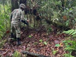 Las comunidades de Colombia viven con miedo debido a las minas en distintas poblaciones. TWITTER/@COL_EJERCITO