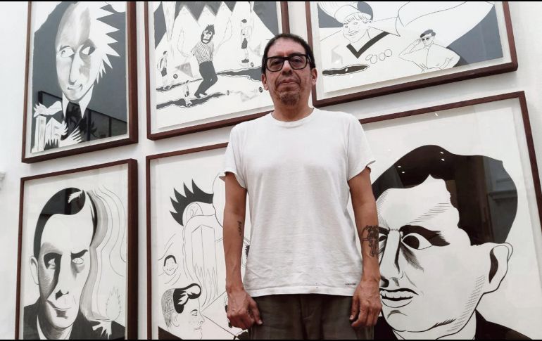 La influencia de la literatura, el cómic y el dibujo le dan forma a esta exposición, ya montada en el Museo Cabañas. CORTESÍA