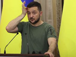 López Obrador dice que no tiene ningún inconveniente de que su homólogo de Ucrania, Volodimir Zelenski, hable ante la Cámara de Diputados. AFP / ARCHIVO